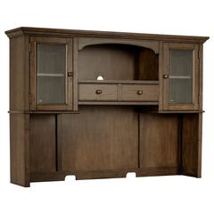 Hartshill 2-Door Hutch With Shelves Burnished Oak