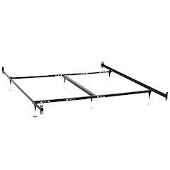 Esme Queen or E King Bed Frame Black (Headboard & Footboard)