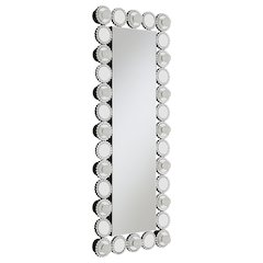 Aghes 24 x 62 Inch Wall Mirror with Lighting Silver