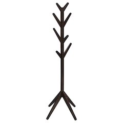 Margaret Solid Wood Coat Rack Clothing Hanger Cappuccino