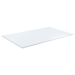 52x27-inch 6mm Rectangular Clear Tempered Glass Top