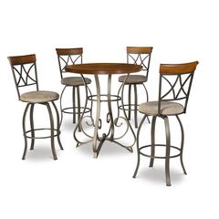 Hamilton 5pc Swivel Pub Set