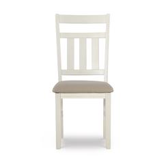 Turino Distressed White Side Chair