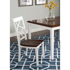 Harrison Cherry and White 5pc Dining Set
