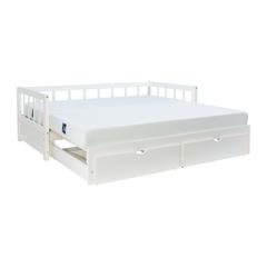 Hadley Storage Trundle Daybed, White