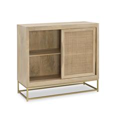 Janie Rattan Cabinet Two Sliding Doors