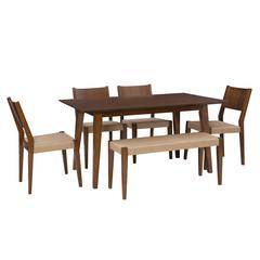 Cadence 6Pc Dining Set Brown