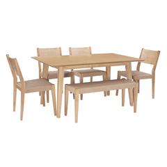 Cadence 6Pc Dining Set Natural