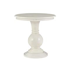 Adeline Round Accent Table Cream
