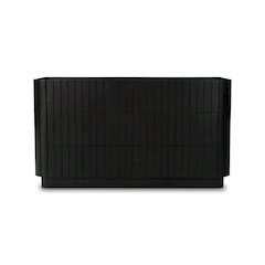 Povera 6 Drawer Dresser Black