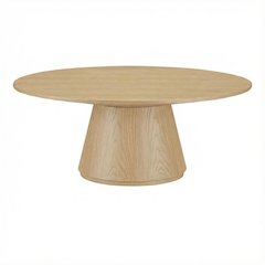 Brown Oak Veneer Coffee Table with Semi-Gloss Finish and Metal Hardware