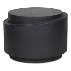 Cosmo Outdoor Accent Table Black