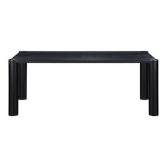Post Small Dining Table Black