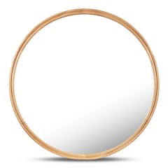 Alcott Round Mirror Small Oak