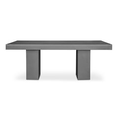 Antonius Outdoor Dining Table Dark Grey