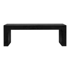 Lazarus Outdoor Bench Black