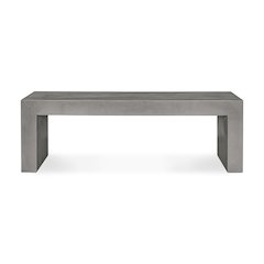 Lazarus Outdoor Bench Dark Grey