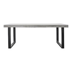 Jedrik Large Outdoor Dining Table Dark Grey