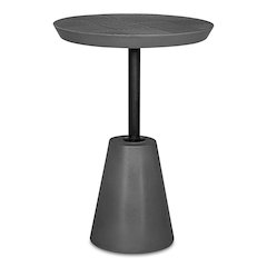 Foundation Outdoor Accent Table Dark Grey