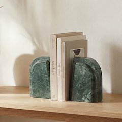Zane Marble Bookends-Set Of 2