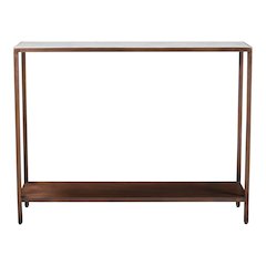 Bottego Console Table Antique Copper