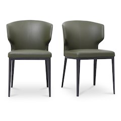Delaney Dining Chair Dark Green-Set of Two