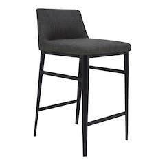 Baron Counter Stool Charcoal Grey