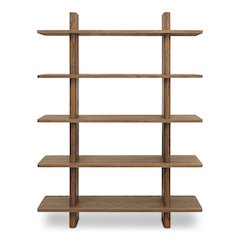 Casey Large Bookcase Dark Brown