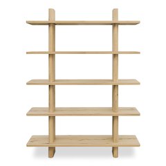 Casey Large Bookcase Rustic Oak