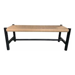 Hawthorn Small Bench Black