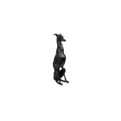 Duke Cast Aluminum Sculpture Black