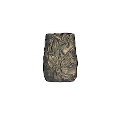 Sabine Cast Aluminum Vase Antique Brass