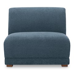 Fraser Slipper Chair Deep Blue
