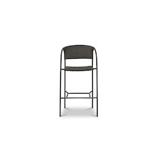 Zola Outdoor Bar Stool Dark Brown