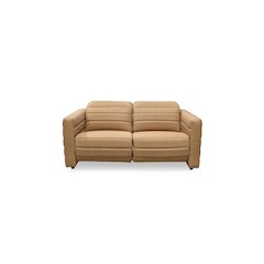 Juno Power Recliner Sofa Tan Leather