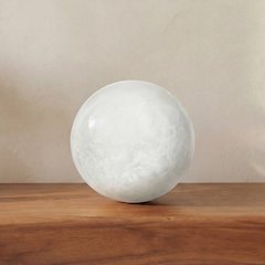 Odessa Sphere Tabletop Accent Green Onyx Marble