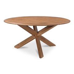 Wesley Dining Table Vintage Brown