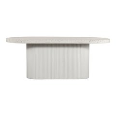 Lyon Outdoor Dining Table White Terrazzo