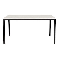 Parson Marble Small Dining Table White