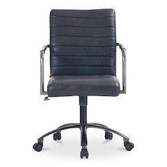 Roy Office Chair Black Leather