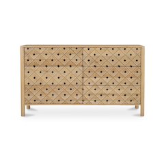 Fulton 6 Drawer Dresser Natural