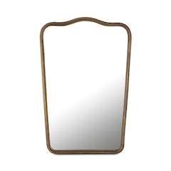 Keyes Mirror Brass