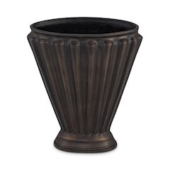 Jade Vase Antique Brass Cast Aluminum