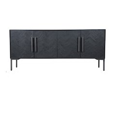 Fishbone Sideboard Black