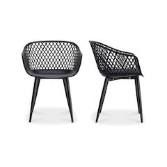 Piazza Outdoor Chair Black - Set Of Two