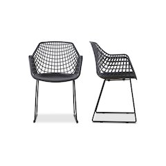 Honolulu Chair Black - Set Of Two