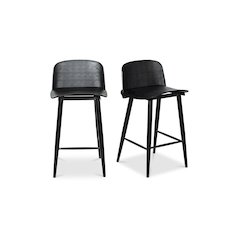 Looey Counter Stool Black - Set Of Two