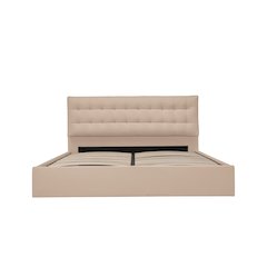 Sebastion Queen Storage Bed Cream