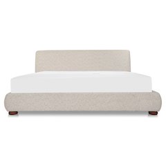 Beau Queen Storage Bed Speckled Light Grey