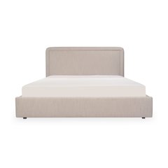 Simon King Storage Bed Flecked Beige